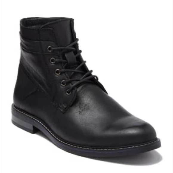 English Laundry Other - English Laundry Black Brandon Leather Lace-Up Boot